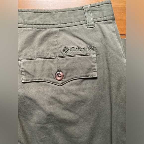 Columbia Hiking Camping Utility Straight Leg Ankle Pants in Green Womens 6 / 28 - Picture 6 of 11